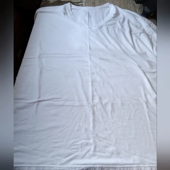 3 Pack Fruit Of the Loom Men's White V Neck Tee Shirts Size 3XL - Picture 5 of 6